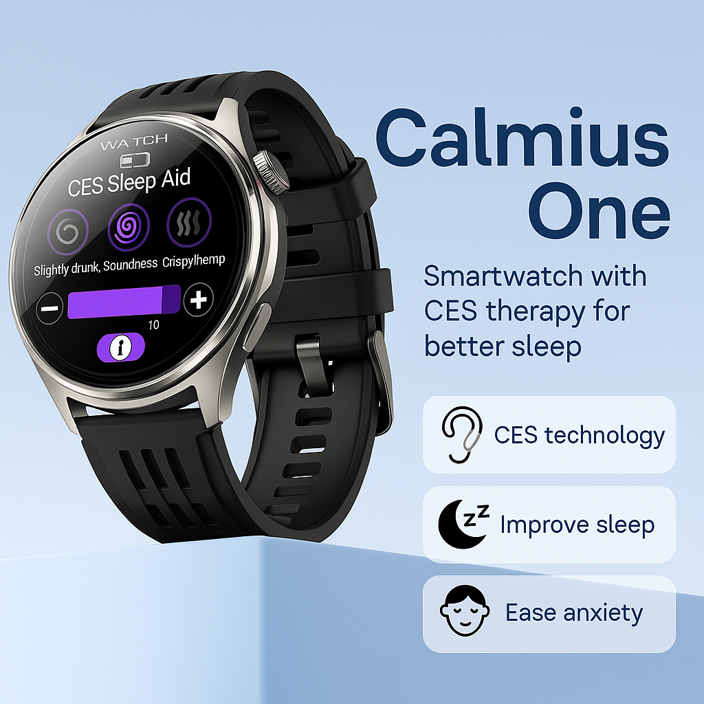 Calmius One - The 1st CES Sleep Aid/Massage Smartwatch