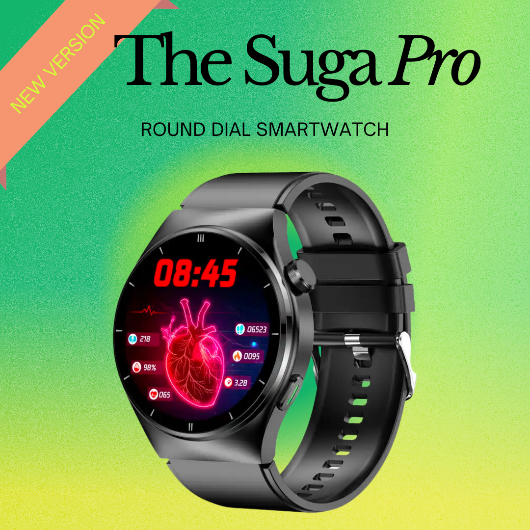 Der Suga Pro (rundes Zifferblatt) – mehr als perfekt für Ihre Gesundheit