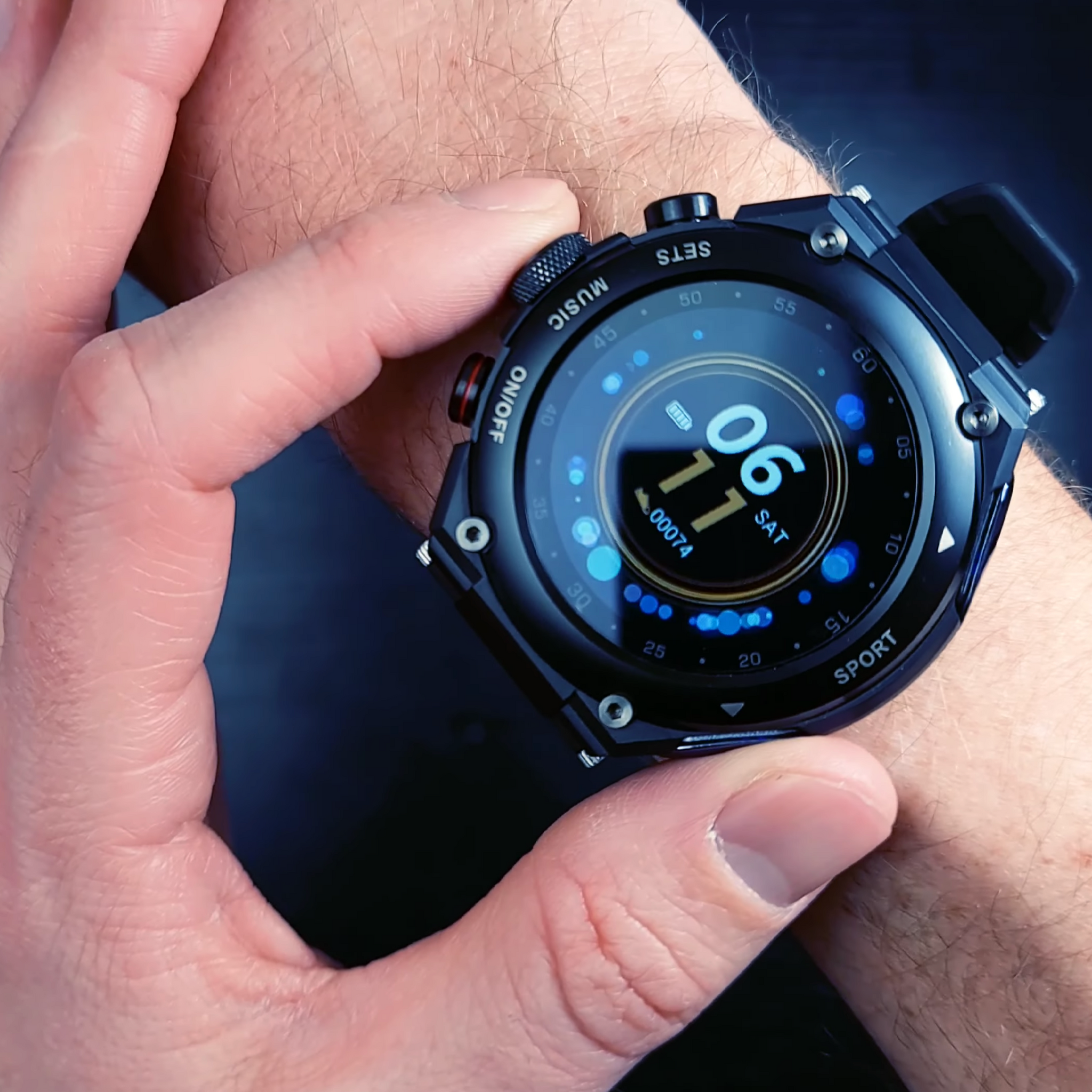 The Cuthwulf V2 - All-in-One Smart Watch With Bluetooth Earbuds